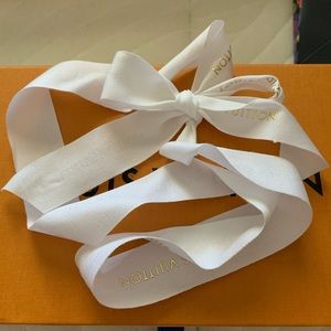 Authentic Louis Vuitton holiday gift ribbon